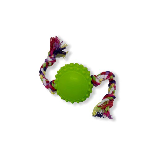Kit 02 Brinquedos Bolinha Cravo com Corda 100% algodão Pet Cachorro Adestramento