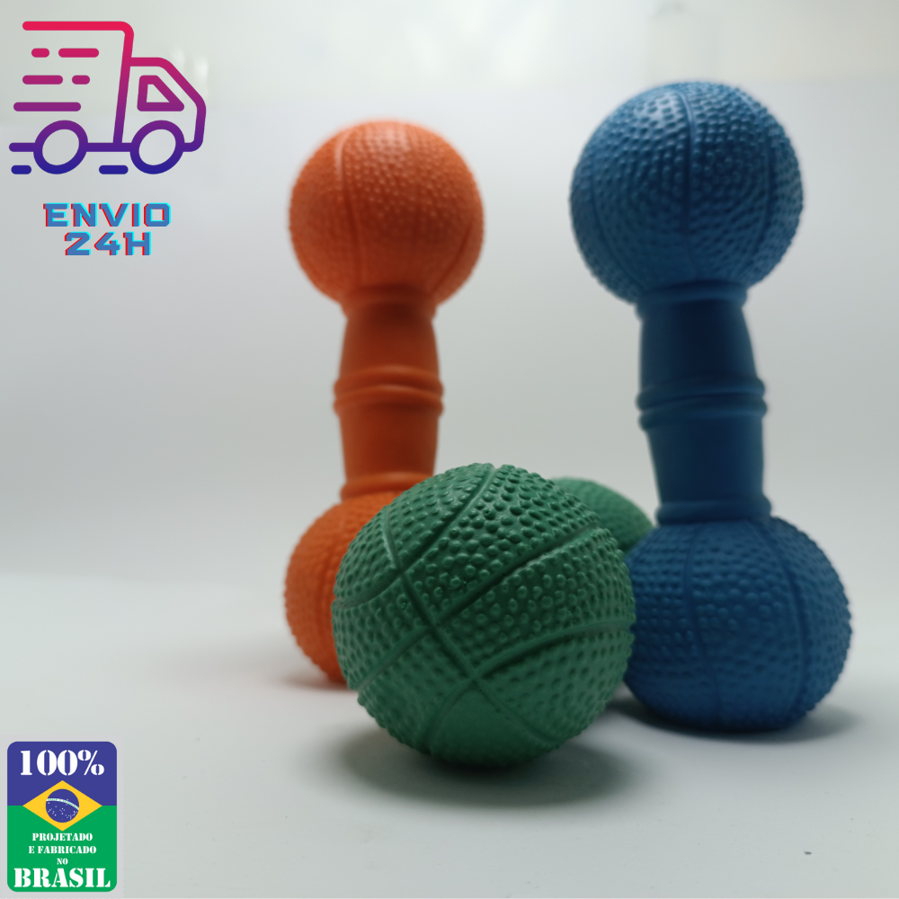 Brinquedo Cachorro Mordedor Halteres Para Adestramento Pet