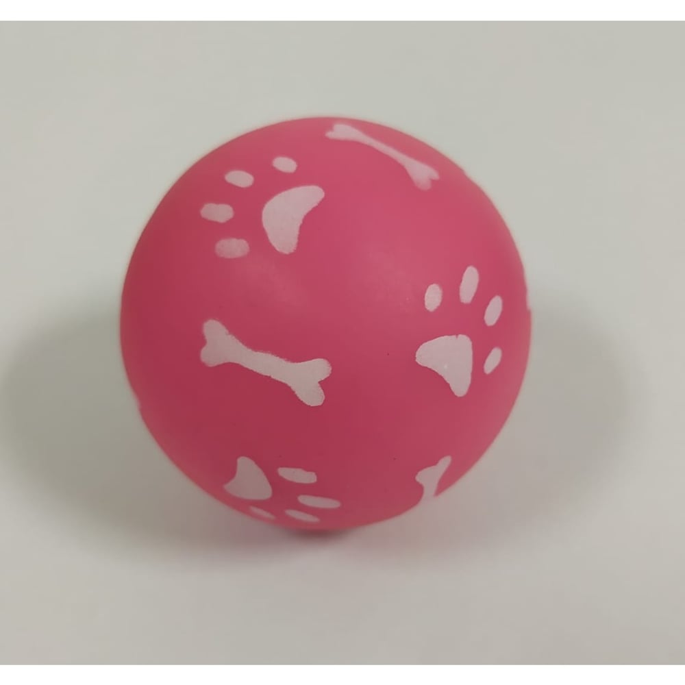 Bolinha Lisa Com Estampa Personalizada Patinha Para Adestramento E Interação Pet