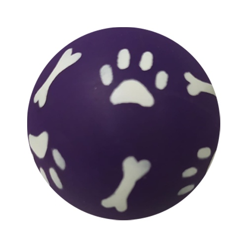 Bolinha Lisa Com Estampa Personalizada Patinha Para Adestramento E Interação Pet
