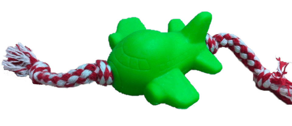Kit 02 Brinquedos Mordedor Avião Com Corda 100% Algodão Pet Cachorro Adestramento