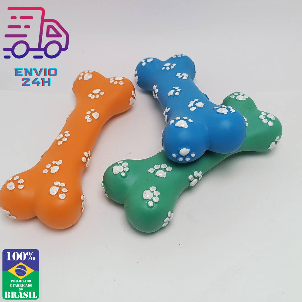 Brinquedo Cachorro Mordedor Ossinho Para Adestramento Pet