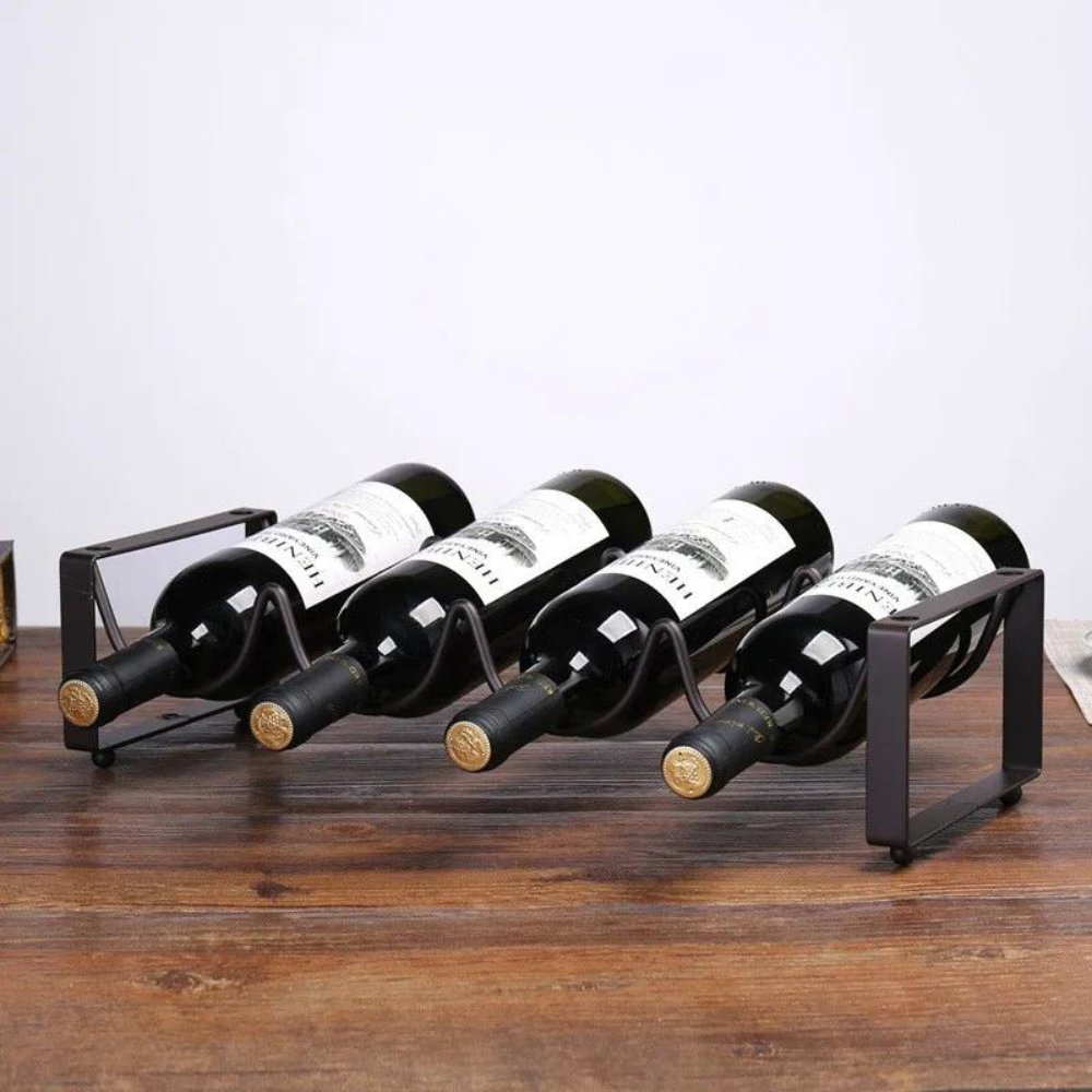Suporte empilhavel para Vinhos 4 garrafas - Bronze