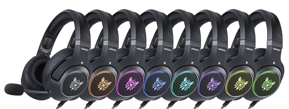 Fone de Ouvido Gamer Onikuma K9 Preto