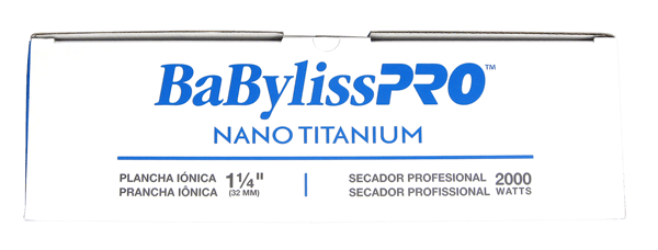 Kit Secador + Prancha Nano Black BabylissPro By Roger 