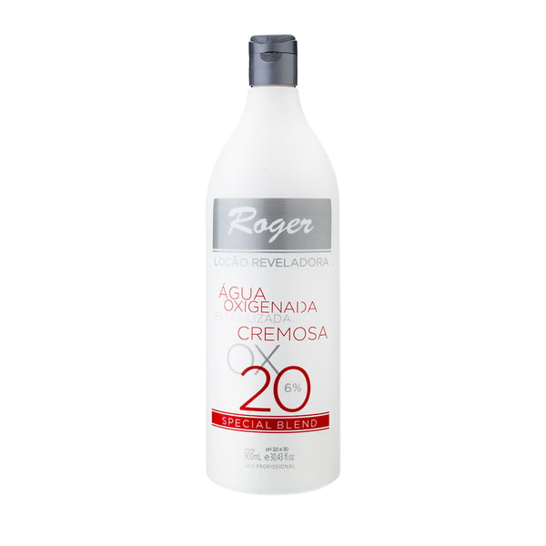 Água Oxigenada Cremosa Roger 20 Vol. 900ml Água Oxigenada Cremosa Roger 20 Vol. 900ml