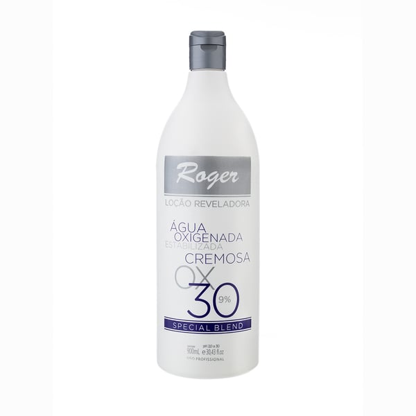 Água Oxigenada Cremosa Roger 30 vol. 900ml Água Oxigenada Cremosa Roger 30 vol. 900ml