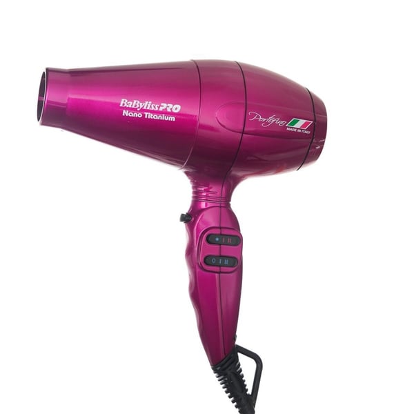 Secador Nano Titanium Portofino 6600 By Roger Hot Pink Secador Nano Titanium Portofino 6600 By Roger Hot Pink