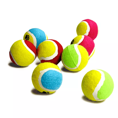 Supply Pet Bola de Tênis para Cães de Borracha 2 Supply Pet Bola de Tênis para Cães de Borracha 2