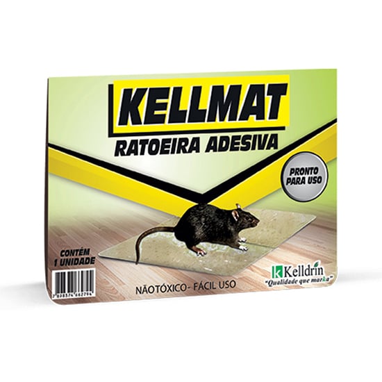 Ratoeira Adesiva Pega Rato Kelldrin - 1 Unidade