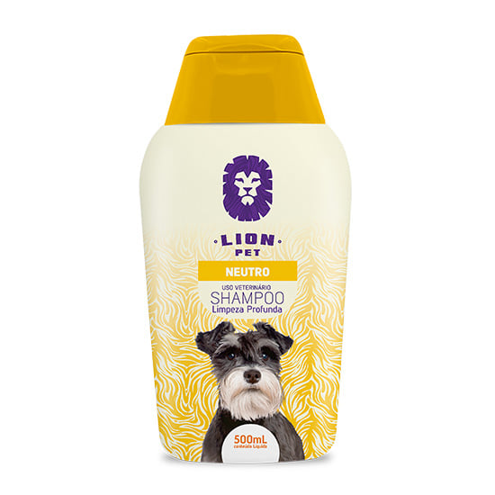 Shampoo Pet Neutro Lion Pet - Limpeza Profunda