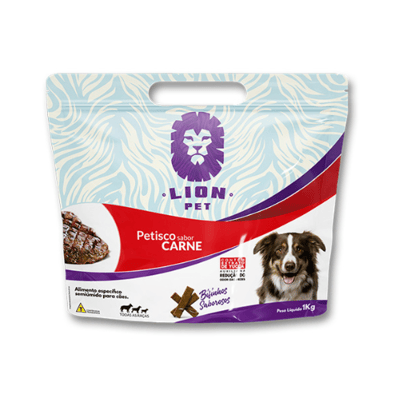 Supply Pet  Petisco Bifinho Carne 1kg Lion Pet  1