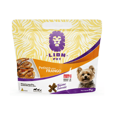 Supply Pet  Petisco Bifinho Frango 1kg Lion Pet  1