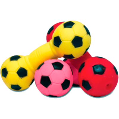 Supply Pet  Brinquedo Pet Halteres de Vinil Futebol  1