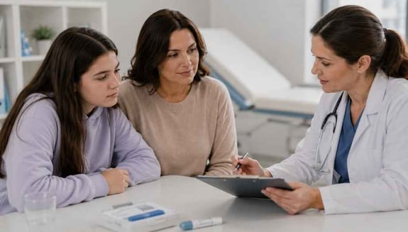 gençlerde zayıflama iğnesi, ergenlerde zayıflama iğnesi, çocuklarda obezite tedavisi, GLP-1 gençlerde kullanım, semaglutid ergenlerde kullanım, liraglutid ergenlerde kullanım, çocuk endokrinolojisi, happ health