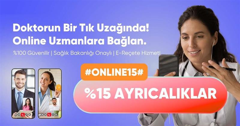 Online Doktor Hizmetlerimizde Ayrıcalıklar