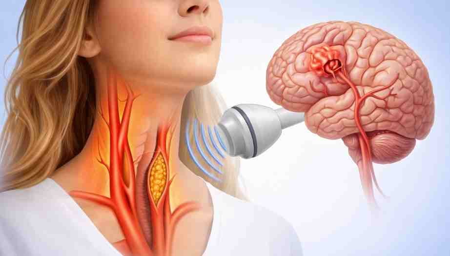 Şah Damarı Ultrasonu (Karotis Doppler) Nedir? Felç Riskini Azaltmada Neden Önemlidir?