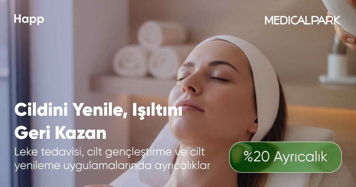 Happ Kullanıcılarına Özel Dermokozmetik Cihaz Uygulamalarında %20 Ayrıcalık