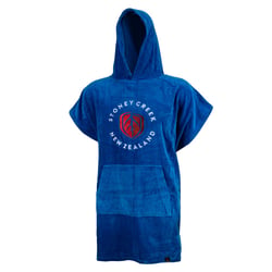 Stoney Creek Kids Towel Hoodie Strong Blue