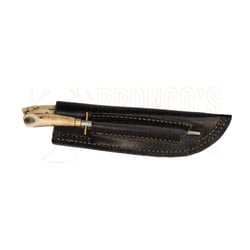 Baza K Knives Hunting Knife 2 Piece Set 4.5" Antler Handle