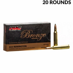 PMC Bronze .223 Rem 55gr SP 20 Rounds