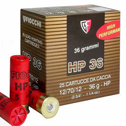 Fiocchi HP 36 12ga 2 3/4" 36gm