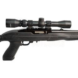 Ruger 10/22 Blued Synthetic Tac Hammer Stock .22 LR + 3-9x32mm Scope + 2 Spare Magazines + Suppressor