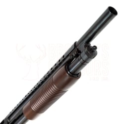 Mossberg 500 Retrograde Persuader Walnut Cyl Bore 12ga with Heat Shield