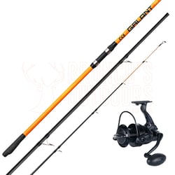 Tica Galant 14.6' 3 Piece 100-220gm Fishing Rod + Tica Scepter GTY10000 Long Cast Surf Reel