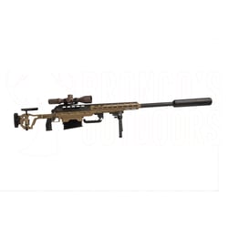 Victrix Corvo V Medium Flat Brown .50 BMG 27" + Oceania Defense 50 BMG Inconel Suppressor