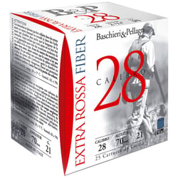 B&P Extra Rossa 28ga 2 3/4" 21gr Fibre Wad 25 Rounds
