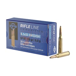 PPU Rifle Line 6.5x55 Swede 139gr SP BT