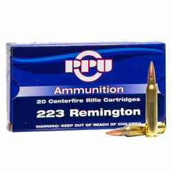 PPU Match .223 Rem 69gr HP BT 20 Rounds