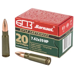 Barnaul 7.62x39 123gr HP 20 Rounds