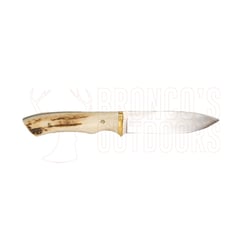 Baza K Knives Hunting Knife 2 Piece Set 4.5" Antler Handle