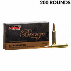 PMC Bronze .223 Rem 55gr SP 200 Rounds