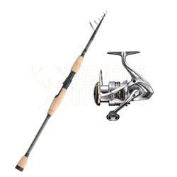Shimano Stream Flight 7' 3-5kg Telescopic Rod + Shimano Sedona 2500FJ Spinning Reel
