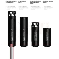 A-TEC Optima 45 Muzzle Brake End Cap .375 Bore