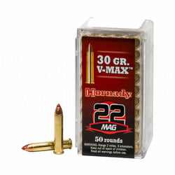 Hornady Varmint Express .22 WMR 30gr V-Max 50 Rounds