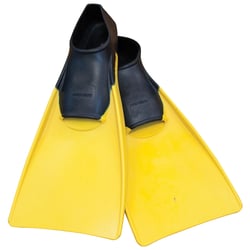 Pro-Dive Rubber Swim Fin Black / Yellow