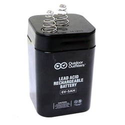 Outdoor Outfitters Rechargeable Battery 6V 5AH