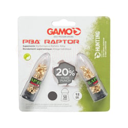 Gamo Raptor .22 9.8gr Domed PBA 50 Rounds