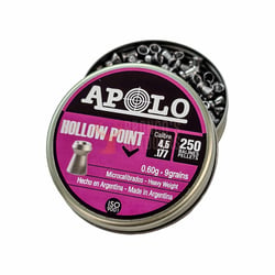 Apolo Hollow Point Pellets .177 9.0gr 250 Count