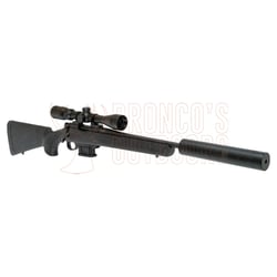 Howa Mini Action Blued Black Stock .223 Rem 18" + Nikko Stirling Game Pro Riflescope 3-9x40 + Ghost Modular Suppressor