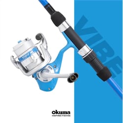 Okuma Vibe Kids Spinning Rod and Reel Combo 6'0" 2 Piece 25 Reel