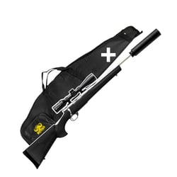 Howa 1500 S/S 20" Threaded Black .308 + Nikko Stirling Panamax 3-9x40mm Rifle Scope + Nielsen Sonic Suppressor + Buffalo River Carry PRO Gun Bag II with Silencer Pocket 52" Gun Bag