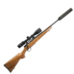 Howa Superlite Blued Walnut Stock 6.5 Creedmoor + Vortex Crossfire II 4-12x44 V-Plex + DPT MK2 Suppressor