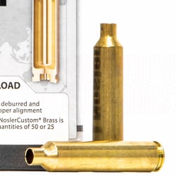 Nosler Custom Cartridge Brass - Ready to Load Precision Engineered Cases