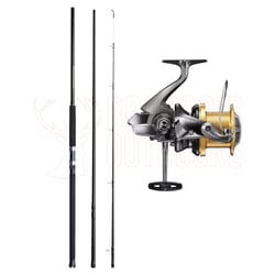 Shimano Vortex Surf Rod 13'6" 10-15kg + Shimano Aerlex Surf Reel 14000 XSC