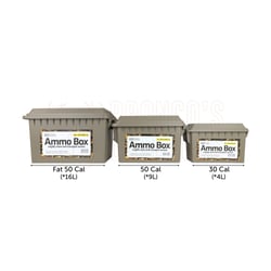 Outdoor Outfitters 50 Cal Polymer Lockable Ammo Box 9L